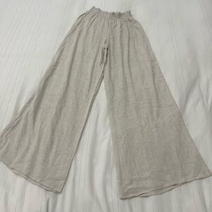 Pink Lily Tan Beach Pant Size L